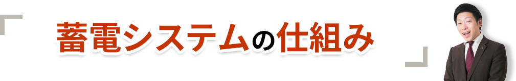 蓄電システムの仕組み